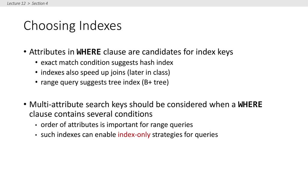 Lecture 12 Lecture 12 Indexing. ppt download